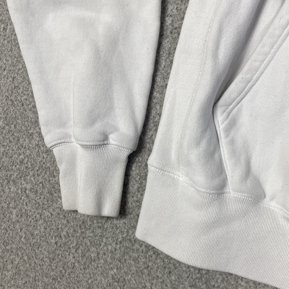 Champion Reverse weave hoodie with large logo white vintage M - Picture 3 of 9